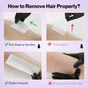 Roll on Wax, Lavender Waxing Roller Refill for Hair Removal Wax Cartridge Depilatory Roller Refill for Women Men 4 Pack