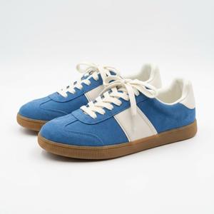 SM New York Women's Slip On Sneakers Mule Backless Fashion Sneakers Casual Slides Sneakers Comfortable Casual Walking Shoes, Blue Size 7