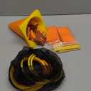 4 in 1 Fall Festival Thanksgiving Party Games with Ring Toss, Plastic Cones, Bean Bags, 3-Legged Race Bands, Thanksgiving Games for Family Boy Girl Adult Carnival Friendsgiving Outdoor Yard Activities