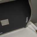 ANDY STAR Brushed Nickel Bathroom Mirror, 22"x30" Scalloped Wall Mirror in Stainless Steel Metal Frame, Unique Vanity Mirror with Modern Curved Edge Design, Ideal for Bathroom, Bedroom, Entryway