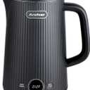Arofeer 1.7L(57oz) Large Electric Kettle Temperature Control, 7+Cups Electric Tea Kettle for Coffee&Tea, 2 quarts Big Hot Water Kettle Electric with,1200W,Keep Warm-Black
