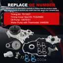Timing Chain Kit 6.2L 5.3L 6.0L 4.8L Fit for Silverado 1500 2011-2013 for Sierra-1500 2500 HD 3500 HD 2007-2013 for Tahoe Yukon/Colorado Suburban Escalade Engine Time Parts w Water Oil Pump