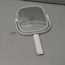 Mocado Makeup Mirror with Lights, 1X/20X Magnifying Mirror with Light, Vanity Mirror with 3 Colors Lights, Height Adjustable Lighted Makeup Mirror, Double Sided 360° Rotation, Memory Function (White)