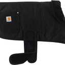 Carhartt Firm Duck Insulated Dog Chore Coat, Durable Weather Resistant Jacket for Cold and Windy Conditions, Black, X-Large