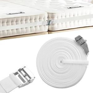 33-Foot Long Twin Bed Connector, 2 Inch Wider Mattress Straps Hold Split King,Mattress Splicer, Adjustable Heavy Duty Metal Buckle, Extra Wide Rugged and Durable Without Warping Harmless to Mattress