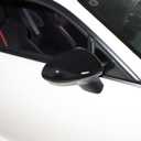 Car Side Mirror Decoration Cover Compatible with Subaru BRZ & Toyota 86 2022,This Rear View Mirrors Cover Cap Cover trim is made of ABS. (Glossy Black)