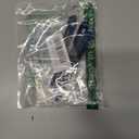 Signo RT1 Retractable Gel Ink Pen, Extra Fine Point 0.5mm, Rubber Grip, Blue Black Ink, 5-Pack, Sticky notes Value Set