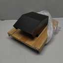 Roof Vent Cap - Hon&Guan Roof Vents 4 Inch Galvanized Steel Bathroom 4 Roof Exhaust Vent for Ventilation System-with Damper, Black