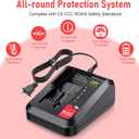 PCC692L 20V Fast Charger Compatible [for Black and Decker 20V Lithium Battery] & [for Porter-Cable 20 Volt Battery], Compatible with LBXR20 LBX4020 LBXR2020 PCC681L PCC682L PCC680L PCC699L PCC685LP