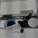 Leebein Electric Spin Scrubber, Cordless Cleaning Brush with 8 Replaceable Brush Heads, Tub and Floor Tile 360 Power Scrubber Dual Speed with Adjustable & Detachable Handle for Bathroom Kitchen Car (White)