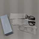 Gaoye Stylish Blue Light Glasses for Woman - Computer Glasses for Blue Light Blocking - Lightweight Frames - 3 pack (B2-matte Black+leopard+tortoise)