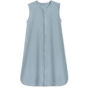 Little Tots Baby Sleep Sack, 0-6 Months Cotton Sleeveless Toddler Sleeping Sack, TOG 0.5 2-Way Zipper Baby Wearable Blanket, Size: M(6-18 Month)