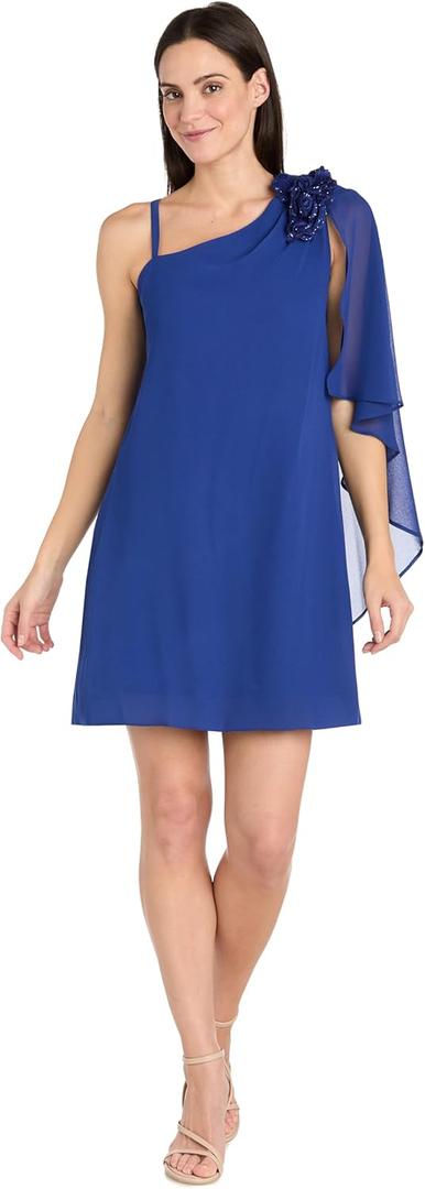 R&M Richards Women's Roselle Chiffon Dress (6)