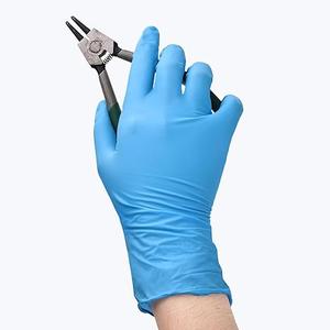 Schneider Nitrile Exam Gloves - M, 200-ct Box,Blue, Latex Free, Powder Free, Medical Gloves for Cooking, Cleaning, Examination