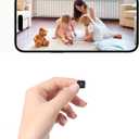 Small Spy Wireless Camera Wifi Security Camera Mini Home Indoor Outdoor Camera, Portable Smart House Dog Pet Camera Tiny Nanny Cam Office Cameras,128 Wide Angle Night Vision Motion Detection Cams