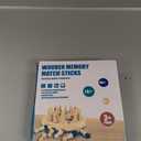 Wooden Memory Chess Matching Game: Family Board Games for Kids and Adults, Montessori Preschool Learning Educational Toy, Birthday Gift for Age 3 4 5 6 7 8+ Boy Girl