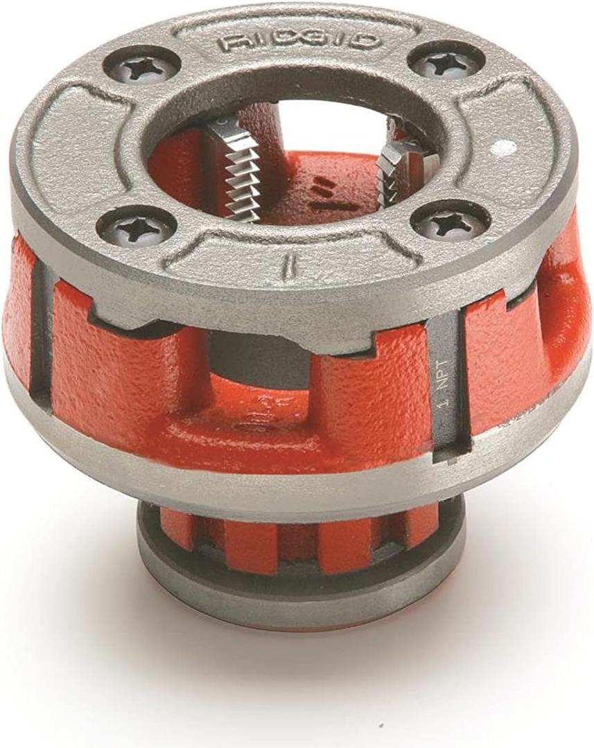 RIDGID 36895 model Oo-R Die Head, 12R Alloy Die Head Comes with 3/4" Factory Set Dies That Deliver Clean, Precise 14 TPI