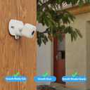 Blink Camera Mount with Dual Suction Cup, No-Drill, No Need Adhesive, Mounted on Smooth Surfaces Like Windows, Glossy Tiles, and Wood, 2 Pack for All Blink Camera-White