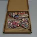 48Pcs Christmas Wooden Ornaments Vintage Christmas Hanging Ornaments Decorations for Xmas Tree Farmhouse Wreaths Wood Cutouts Tags with Ropes Holiday Winter Decoration