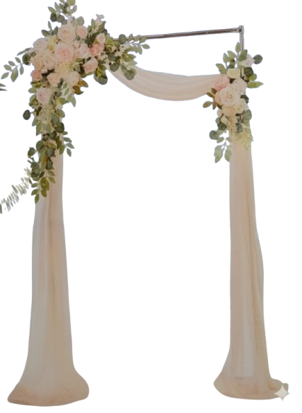 Wedding Garden Arch Stand Silver