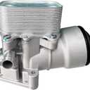 Aluminum Oil Filter Housing with Oil Cooler & Filter FIts for VW Passat Jetta Golf 2.0 TDI (2012-2014), Audi A3 A4 Q3 Quattro (2010-2017), OE 03L115389H