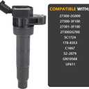UF611 OEM Ignition Coil - Compatible with Hyundai Equus Genesis Sonata Tucson Kia Borrego K900 Optima Sorento - 2.0L 2.4L 4.6L 5.0L L4 V8 - Replaces # 27300-2G000 27300-3F100 27301-3F100 GN10568