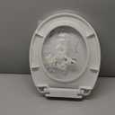 Round Toilet Seat 16.5" - Soft Close, Durable PP Toilet Lid, Easy Installation & Removal, Fits Most Toilet Bowl Seat (Round 16.5'')