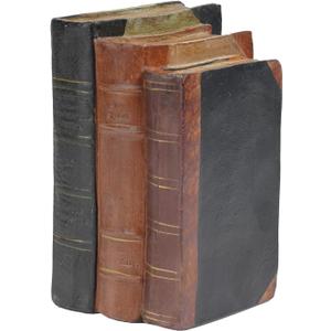 Guichifun Decorative Books Home Decor Clearance - Resin Retro Classical Fake Books Faux Books Decoration Fall Decor Gifts for Men Coffee Table Shelf Decor for Living Room Decor 5.5 * 4.5 * 7.5 Inch