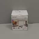 Magcubic 2025 Upgraded Mini Projector 4K support with WiFi 6 and Bluetooth 5.4, 5w Soundbase Speaker, Portable Projecteur with Auto Vertical Keystone 180 Rotatable Lens Cap for Movie Home HY300Pro+ (Pure White)