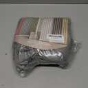 AmazerBath Grey Shower Curtain, Waffle Shower Curtain Gray, Premium Fabric with Waffle Weave, Heavy Duty 240GSM, Hotel Quality Bathroom Shower Curtains, 72 x 72 Inches