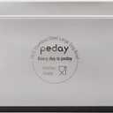 PEDAY 2.64 Gallon Extra Large Dog Water Bowl, 18/8 Human Grade Stainless Steel - Silver Nonslip