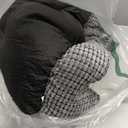 GASUR Dog Beds for Large Medium Small Dogs, Rectangle Cave Hooded Blanket Puppy Bed, Luxury Anti-Anxiety Orthopedic Cat Beds for Indoor Cats, Warmth and Machine Washable (20 inches, Grey)