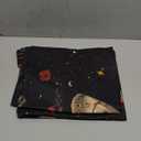 Horaldaily Butterflies Stars Moon Tablecloth 60×84 Inch Rectangular, Black Gothic Vintage Style Washable Table Cover for Party Dinner Patio Garden Picnic