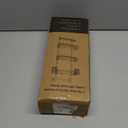 HapiRm 4 Tier Over the Door Shower Caddy, Hanging Shower Caddy with 22 Hooks and 2 Toothbrush Holders, No Drilling Adjustable Hanging Bathroom Organizer - Black