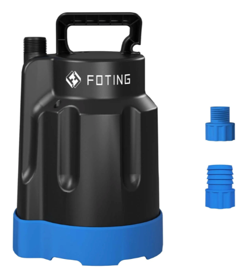FOTING 
Submersible Water Pump 1/2HP 1860GPH