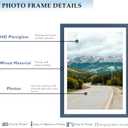 Wood 12x16 Picture Frame with 11x14 Mat Navy Blue, Display 11x14 with Mat or 12x16 Without Mat, Wood 12 by 16 Photo Frame, 12 x 16 Frame for Wall Hanging Display, Navy Blue
