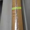 Deck Gate, 36"x 45" Adjustable Aluminum Outdoor Gate 1" Round Pipe with Latch, Auto Closing Hinges and Black Rustproof Powder Coated for Patios, Porch, Gardens Indoor Pet Protected