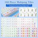 American Mahjong Set, 160 Orange Melamine Tiles (1.2)