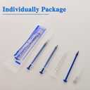 100 Pack 1ml/cc Lab Syringes with 27Ga 1/2 Inch(13mm) Needle, Disposable Individually Wrapped for Scientific Labs, Feeding Small Animals, Dispensing, Applicator, Watering