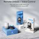 TEEHO G1 Gateway for Smart Door Lock with Smart Plug, WiFi Bridge for Remote Lock Control, App-Controlled Power Outlet, Smart Hub Compatible with KK Home APP and Alexa Voice Control