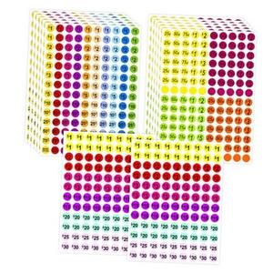 2 x Garage Sale Price Stickers Pre-Printed Pricing Stickers, Yard Sales Sticker from $0.25 to $30 with Make Offer & Blank Labels Price Dots for Yard Sale Supplies(1896 PCS)