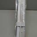 LazBlinds No Tools No Drill 1" Vinyl Mini Blinds, Cordless Blinds for Windows, Light Filtering Horizontal Window Blinds & Shades, 31" W x 48" H, White