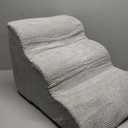 Chic Threads Dog Stairs for Small Dogs, 3-Step Dog Stairs for High Beds and Couch, Pet Steps for Small Dogs and CatsNon-Slip Stable Indoor Dog Steps