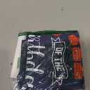 Graphic T-Shirt – Purple Base with Orange & White Graphic Print, M