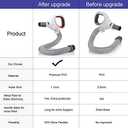 Upgraded Replacement Shark Rotator Hose Handle Compatible for Shark Rotator Pro Lift-Away NV500, NV501, NV502, NV503, NV504, NV505, NV510, NV520, NV552, UV560 More Models, Replaces # 1245FC500 (Red)