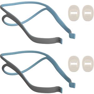 Resmed Airfit P10 Headgear Strap, Replacement CPAP Headgear Compatible with Resmed Airfit P10, 2-Pack (Without Mask)