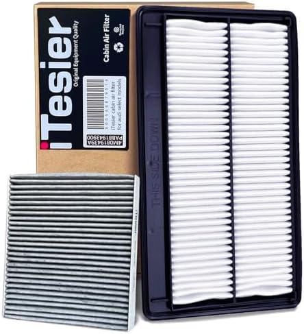 ITESIER Engine Cabin Air Filter kit for Pilot 3.5L (2023 2024 2025), MDX 3.5L ONLY (2022-2025), Replaces 17220-61A-A00, 80292-TF0-G01, SA50144 (only for 3.5L)