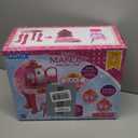 Toddler Vanity Magic Makeup Set Table & Chair Girl Toy Automatically Mirror with Music Light Pink Toys for 2 3 4 Year Old Girl Hair Salon Pretend Play Princess Dress Up Playset Valentine Gift age 3-5