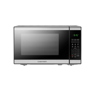 Chefman Countertop Select 0.7 Cu. Ft. Small Microwave Oven – 700W with Presets, Eco Mode, Mute Option, Safety Lock – Stainless Steel