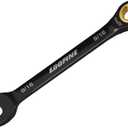 Egofine 9/16 Ratchet Wrench, 9/16 Wrench Ratcheting Combination Wrenches SAE, Industrial Grade Gear Spanner with 12 Point Box End, 72-Teeth Ratchet Black Electrophoretic Coating,CR-V